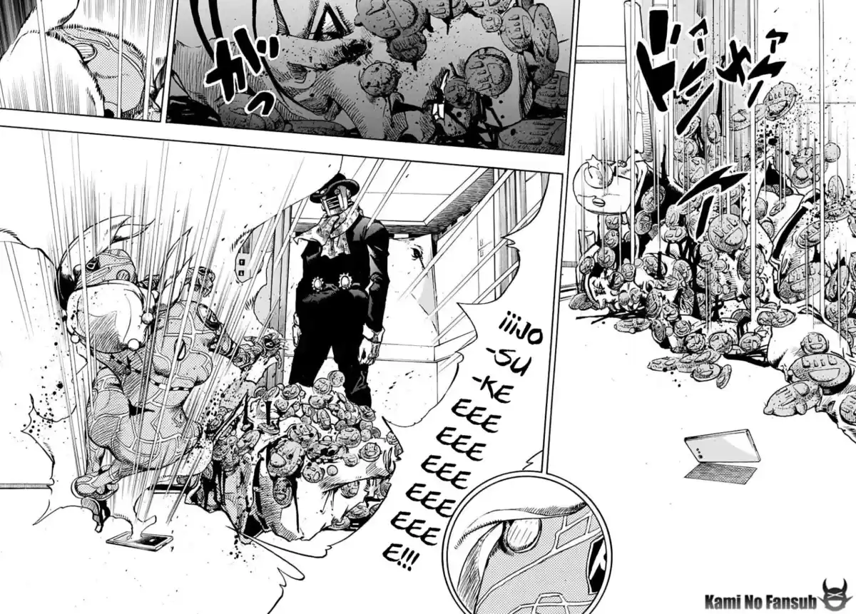 JoJo's Bizarre Adventure Parte 8: JoJolion Capitulo 105: La Seguridad Primero página 32