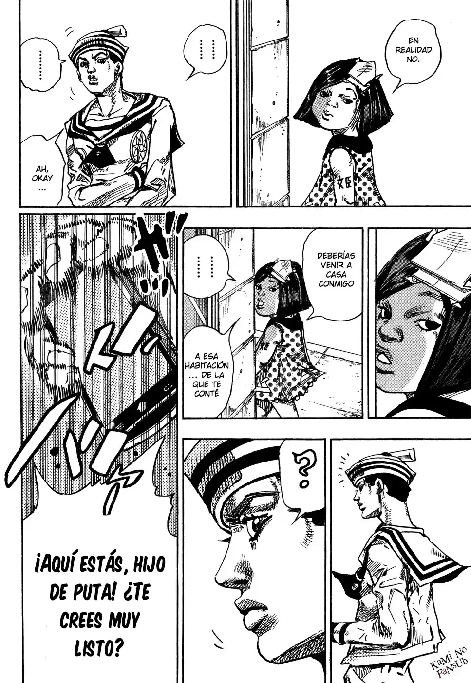 JoJo's Bizarre Adventure Parte 8: JoJolion Capitulo 25: El Engaño De Paper Moon, Parte 3 página 10