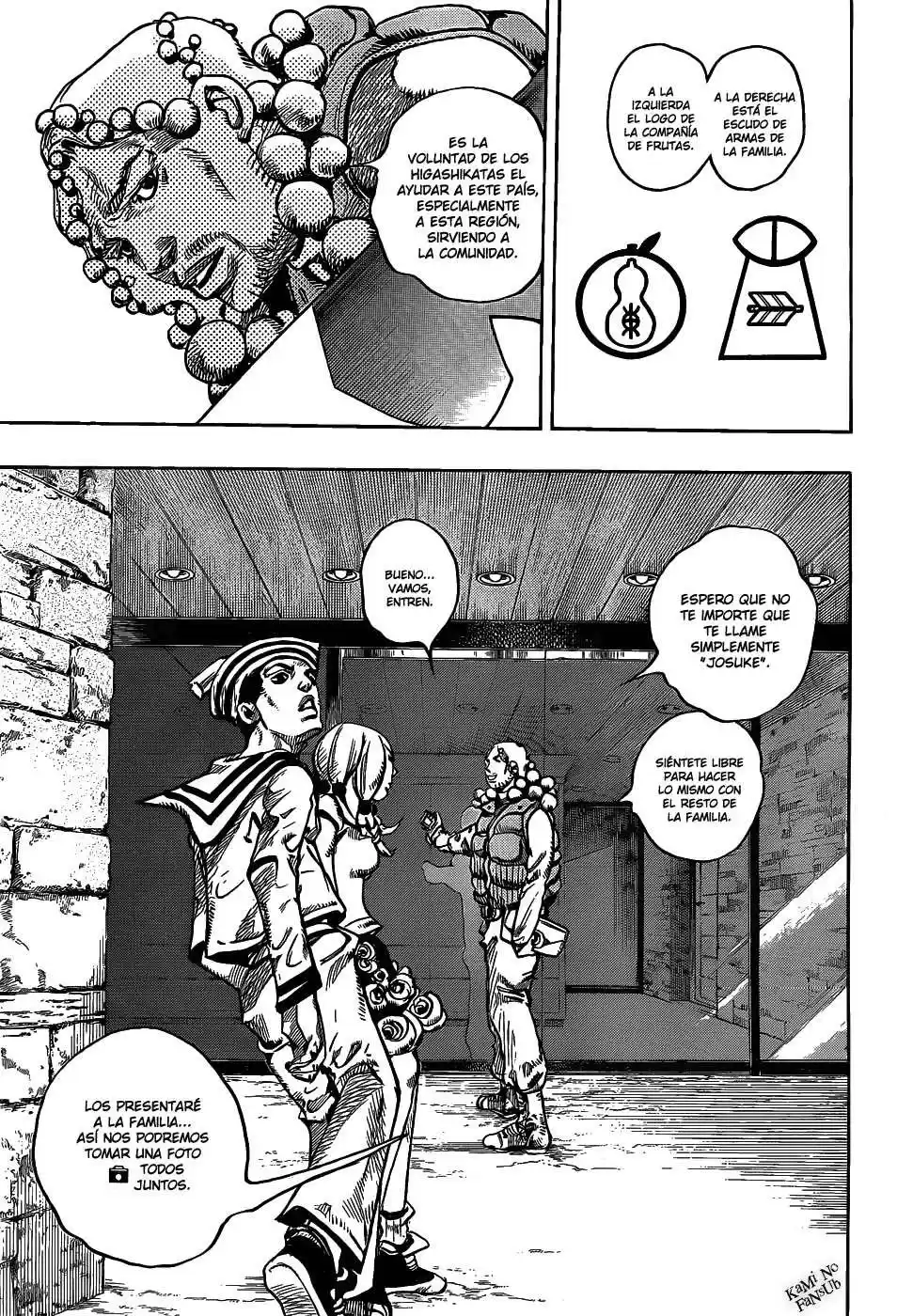 JoJo's Bizarre Adventure Parte 8: JoJolion Capitulo 7: Josuke, Ve con la Familia Higashikata página 10