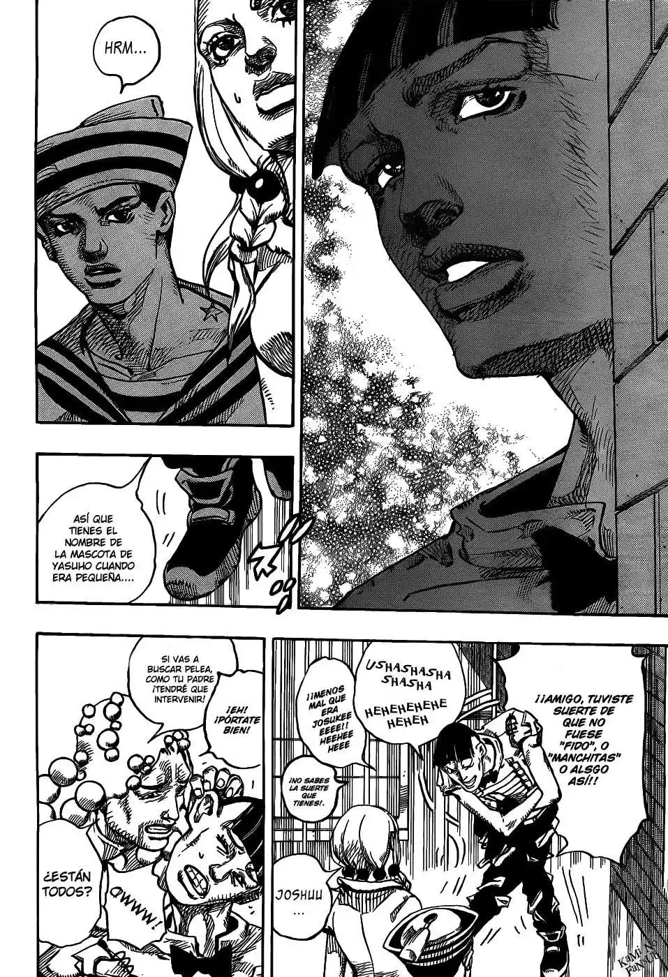 JoJo's Bizarre Adventure Parte 8: JoJolion Capitulo 7: Josuke, Ve con la Familia Higashikata página 13