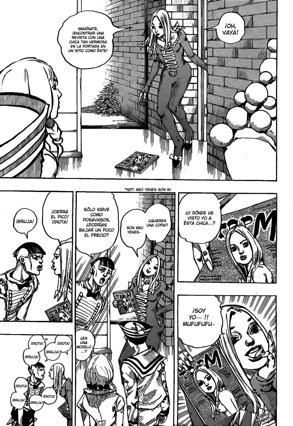 JoJo's Bizarre Adventure Parte 8: JoJolion Capitulo 7: Josuke, Ve con la Familia Higashikata página 14