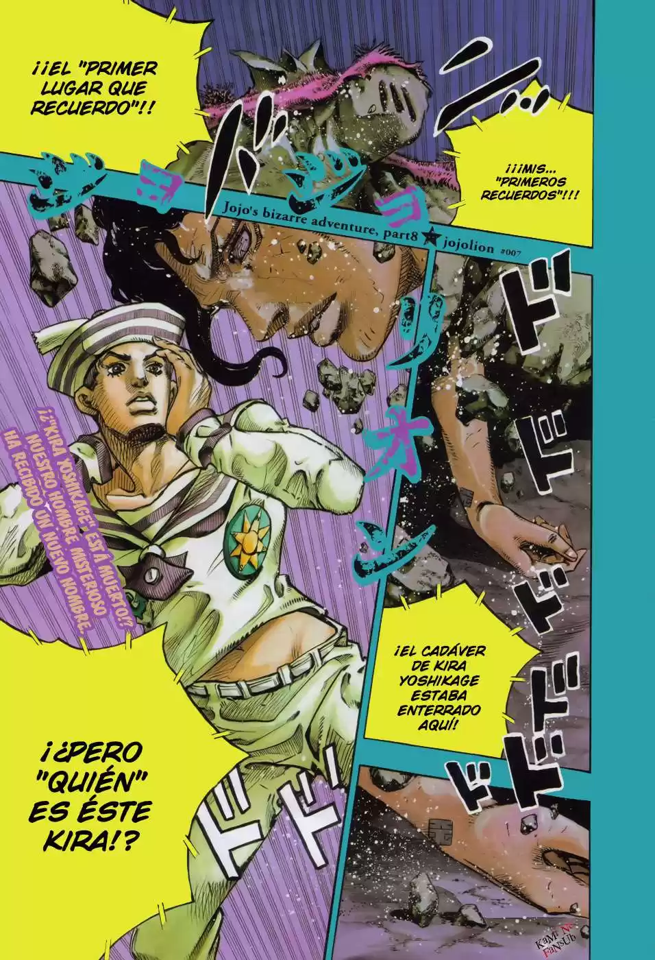 JoJo's Bizarre Adventure Parte 8: JoJolion Capitulo 7: Josuke, Ve con la Familia Higashikata página 2