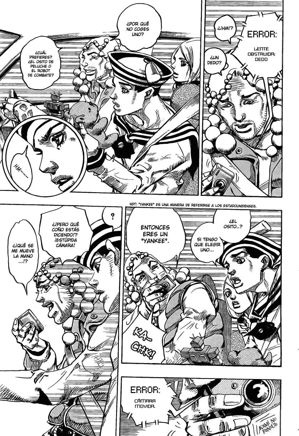 JoJo's Bizarre Adventure Parte 8: JoJolion Capitulo 7: Josuke, Ve con la Familia Higashikata página 5