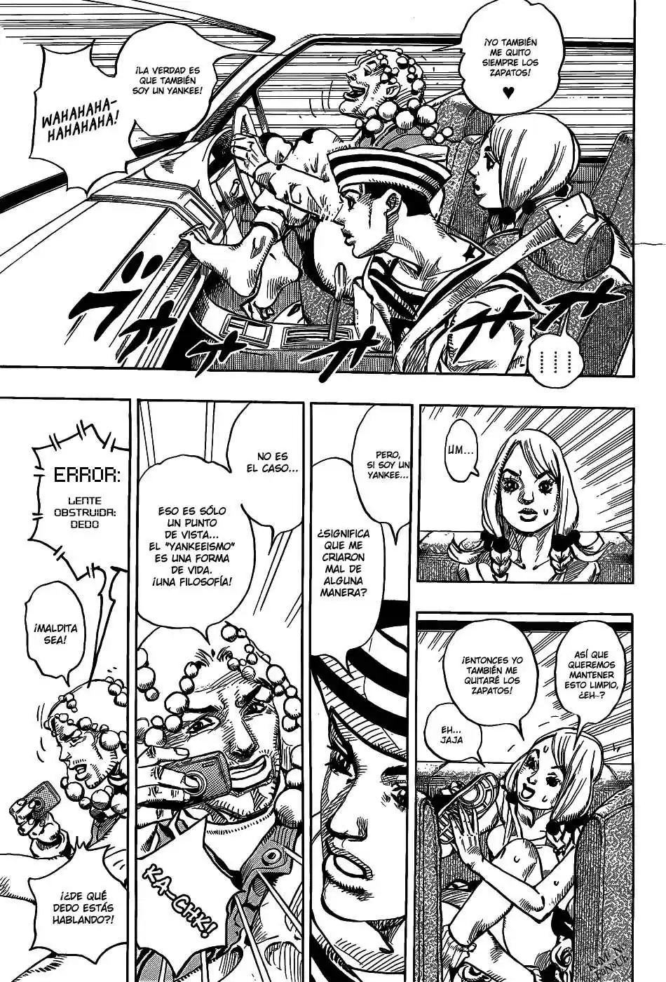 JoJo's Bizarre Adventure Parte 8: JoJolion Capitulo 7: Josuke, Ve con la Familia Higashikata página 7