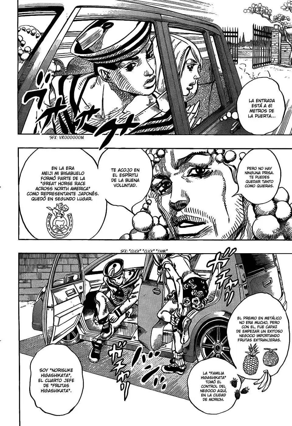 JoJo's Bizarre Adventure Parte 8: JoJolion Capitulo 7: Josuke, Ve con la Familia Higashikata página 9