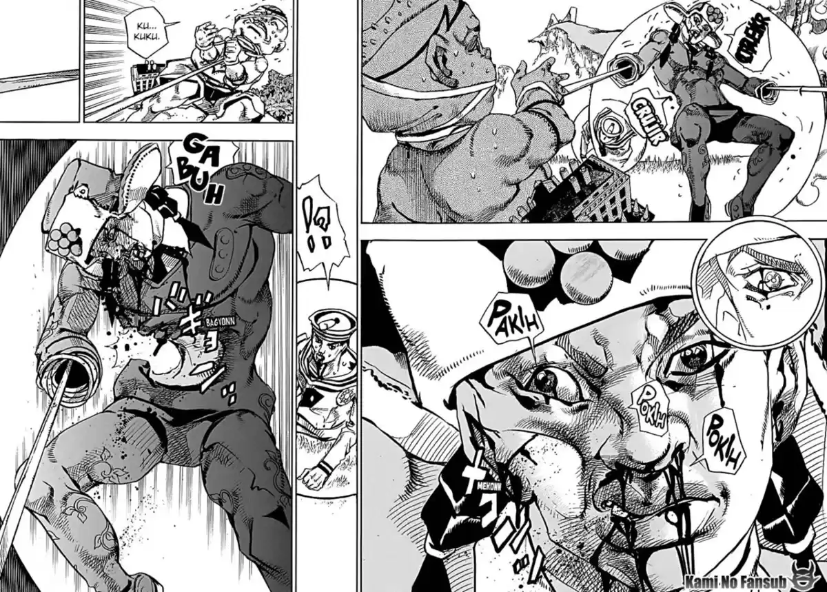 JoJo's Bizarre Adventure Parte 8: JoJolion Capitulo 75: La Presión de Ozone Baby, Parte 3 página 12