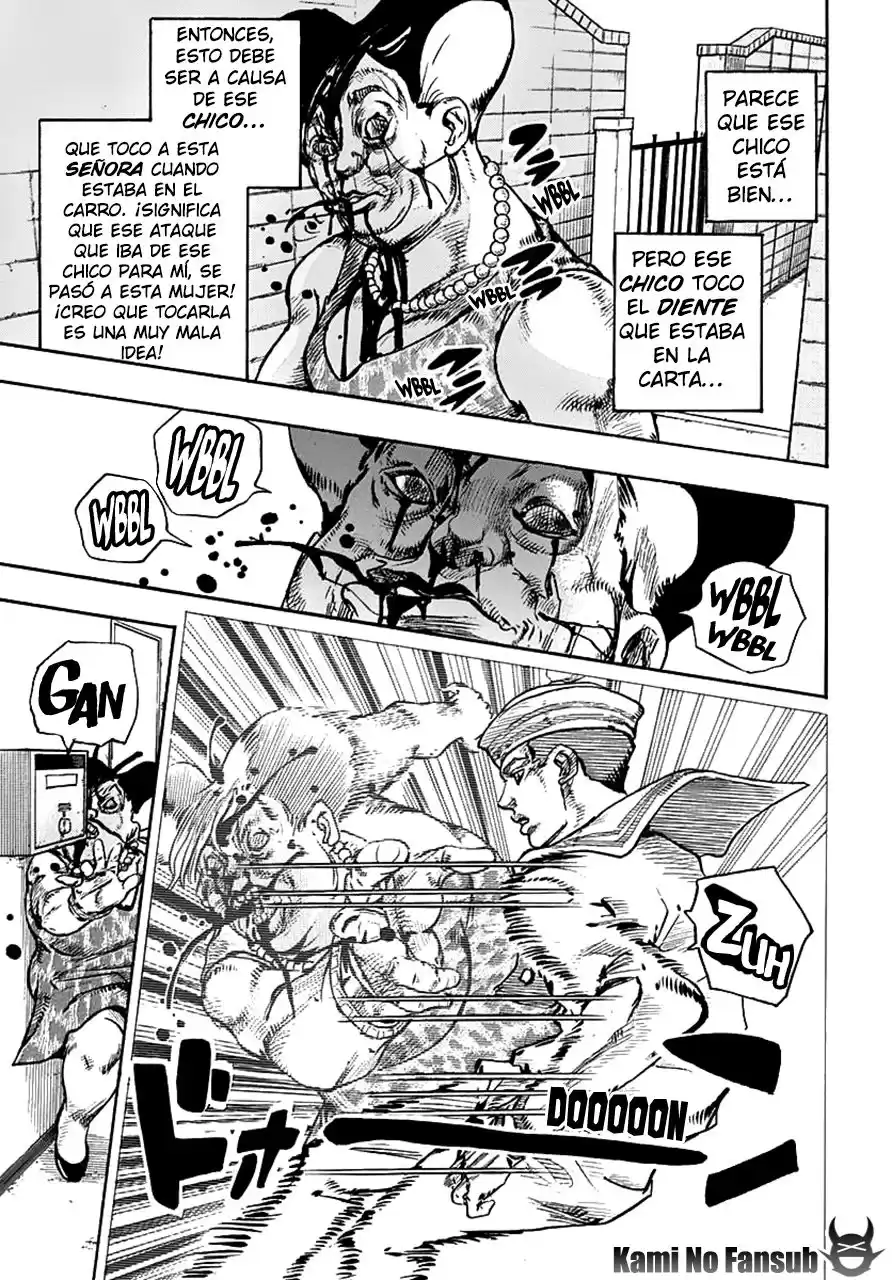 JoJo's Bizarre Adventure Parte 8: JoJolion Capitulo 61: La Laguna Azul de Dolomite, Parte 3 página 12