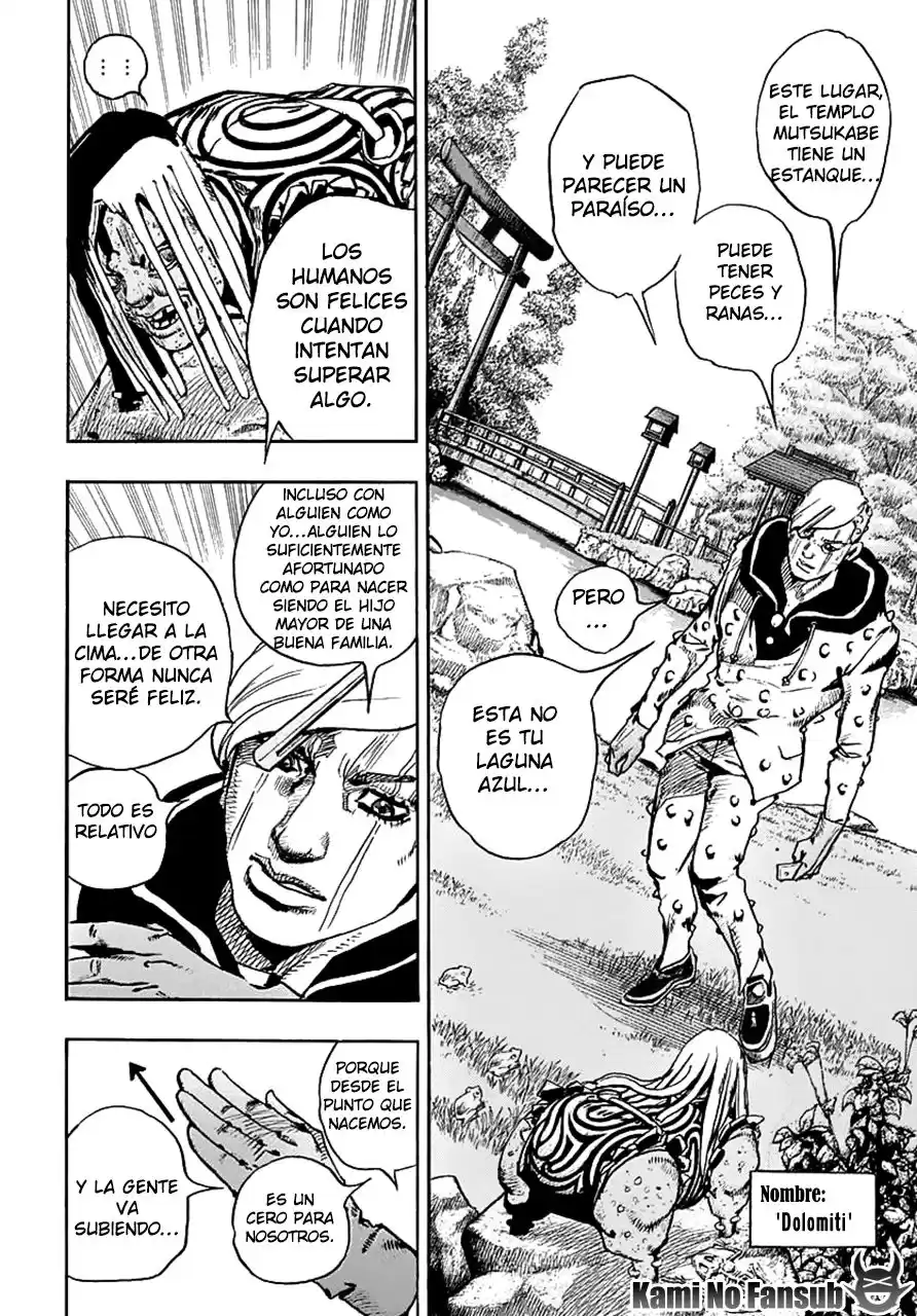 JoJo's Bizarre Adventure Parte 8: JoJolion Capitulo 61: La Laguna Azul de Dolomite, Parte 3 página 4