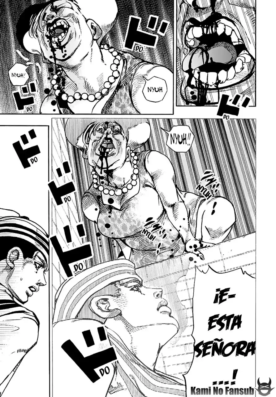 JoJo's Bizarre Adventure Parte 8: JoJolion Capitulo 61: La Laguna Azul de Dolomite, Parte 3 página 7