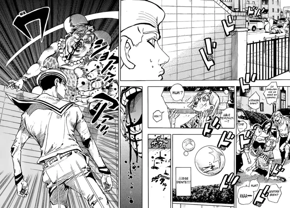 JoJo's Bizarre Adventure Parte 8: JoJolion Capitulo 61: La Laguna Azul de Dolomite, Parte 3 página 8