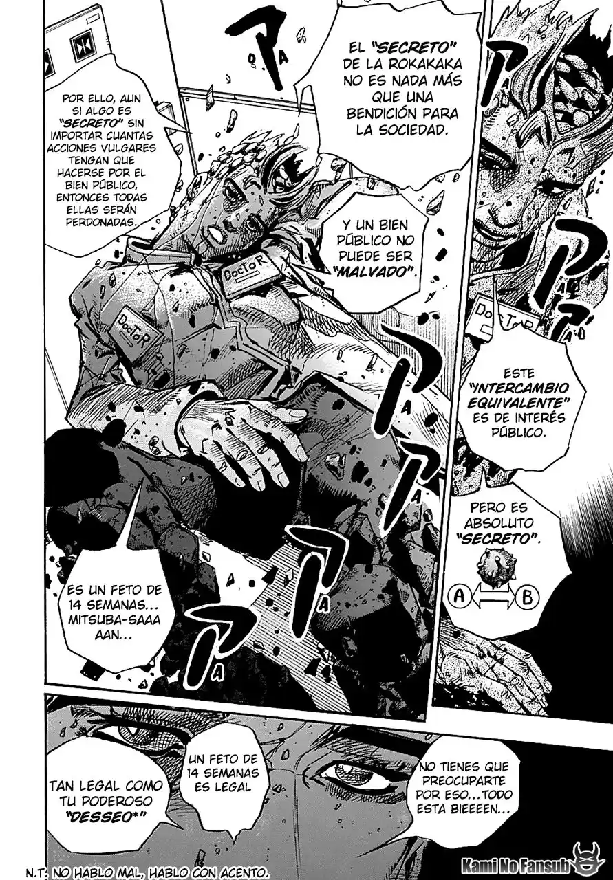 JoJo's Bizarre Adventure Parte 8: JoJolion Capitulo 81: Doctor Wu y Awaking 3 Leaves, Parte 3 página 7