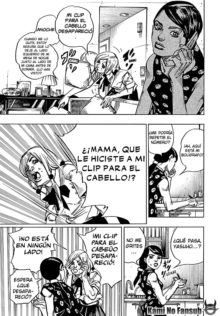 JoJo's Bizarre Adventure Parte 8: JoJolion Capitulo 71: El Clip Para el Pelo de la Dinastía Qing página 19