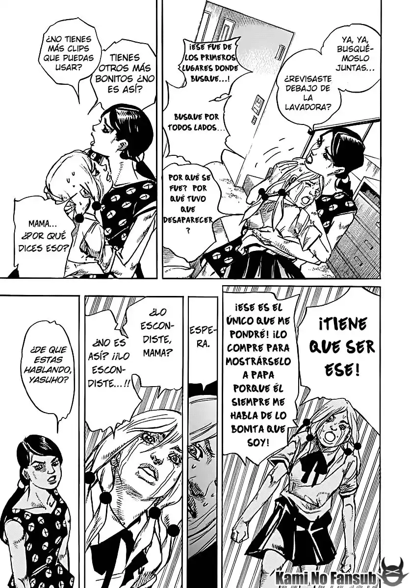 JoJo's Bizarre Adventure Parte 8: JoJolion Capitulo 71: El Clip Para el Pelo de la Dinastía Qing página 21