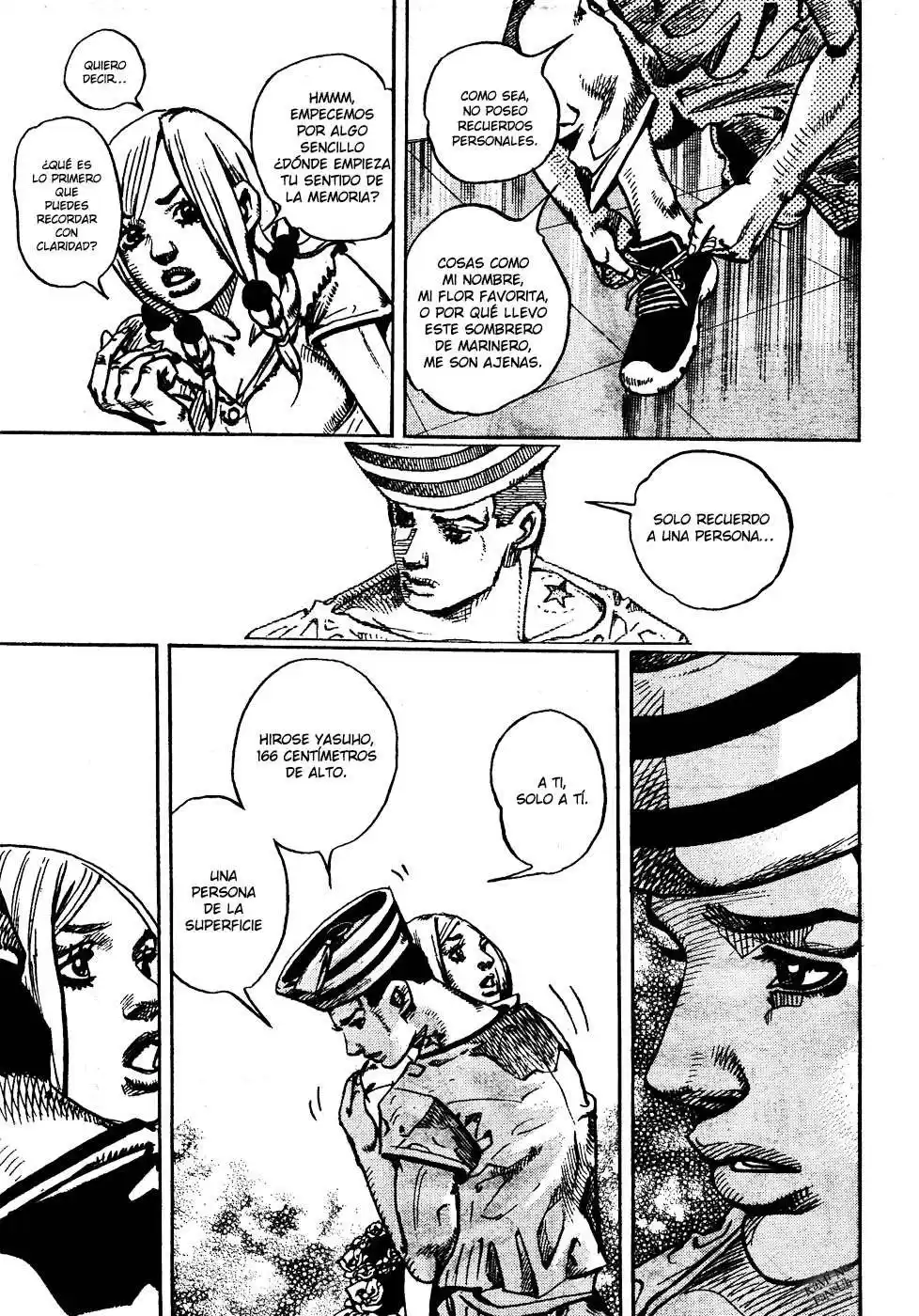 JoJo's Bizarre Adventure Parte 8: JoJolion Capitulo 2: Soft & Wet, Parte 1 página 14