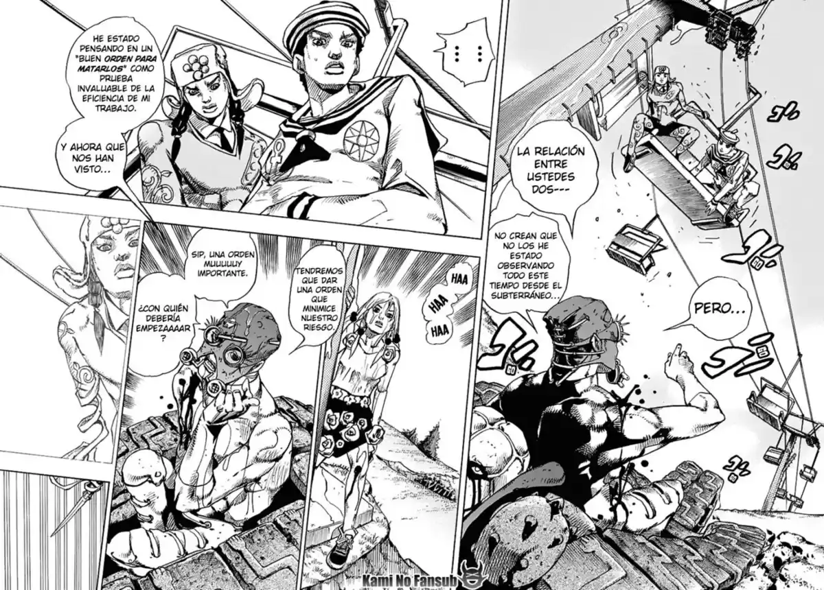 JoJo's Bizarre Adventure Parte 8: JoJolion Capitulo 68: Urban Guerrilla y Doremifasolati Do, Parte 1 página 8