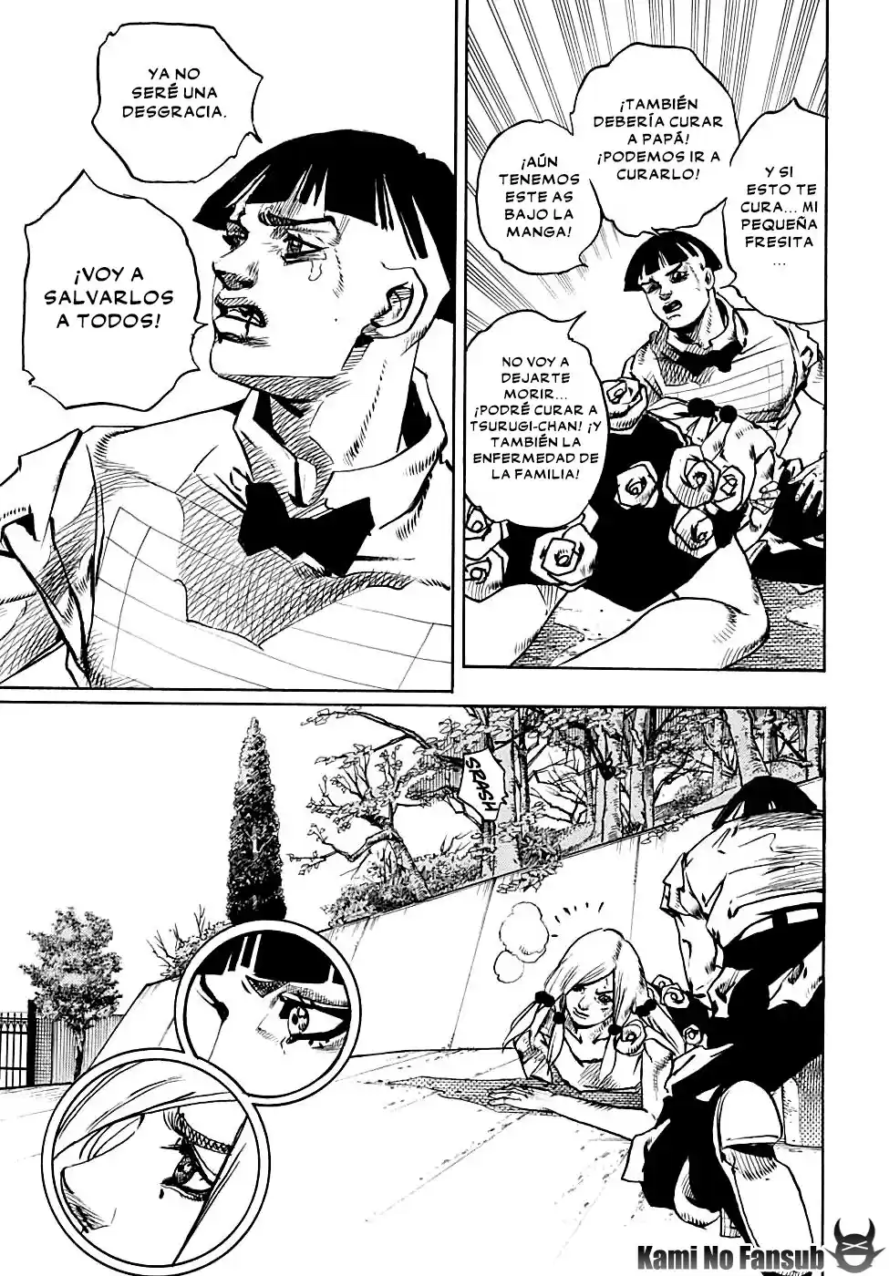 JoJo's Bizarre Adventure Parte 8: JoJolion Capitulo 101: The Wonder of You, Parte 18 página 16