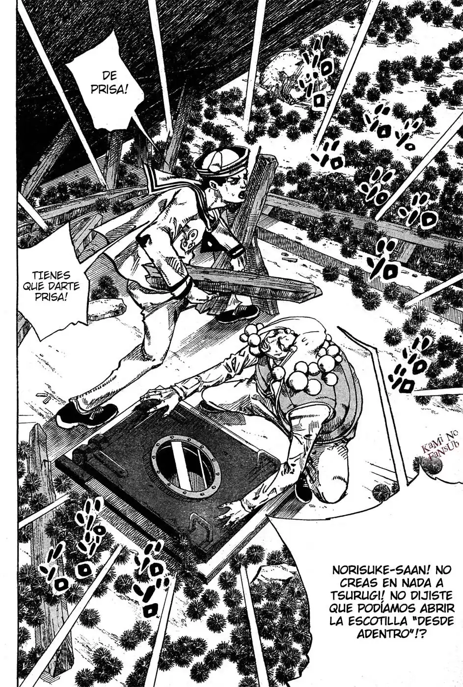 JoJo's Bizarre Adventure Parte 8: JoJolion Capitulo 29: Norisuke Higashikata, Tsurugi Higashikata y Yotsuyu Yagiyama, Parte 3 página 12