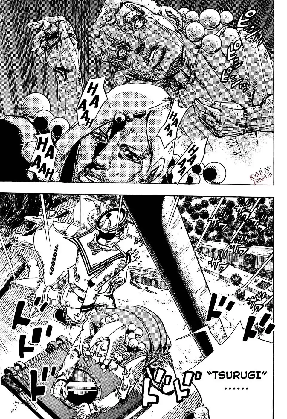 JoJo's Bizarre Adventure Parte 8: JoJolion Capitulo 29: Norisuke Higashikata, Tsurugi Higashikata y Yotsuyu Yagiyama, Parte 3 página 5