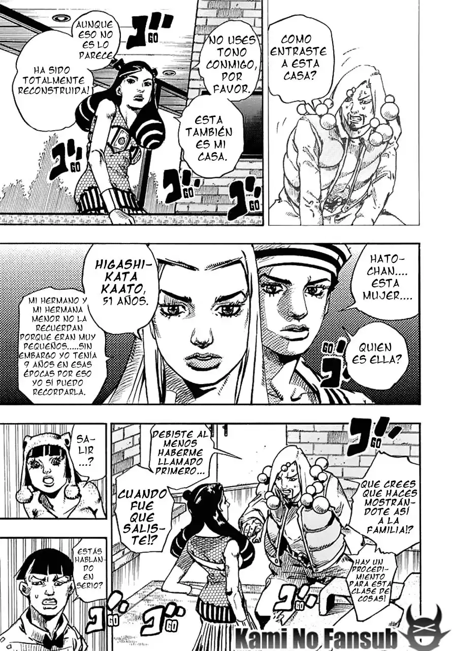 JoJo's Bizarre Adventure Parte 8: JoJolion Capitulo 58: Amanecer de la Familia Higashikata página 28