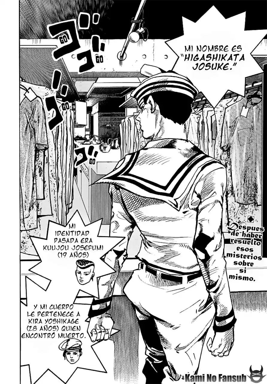 JoJo's Bizarre Adventure Parte 8: JoJolion Capitulo 58: Amanecer de la Familia Higashikata página 3