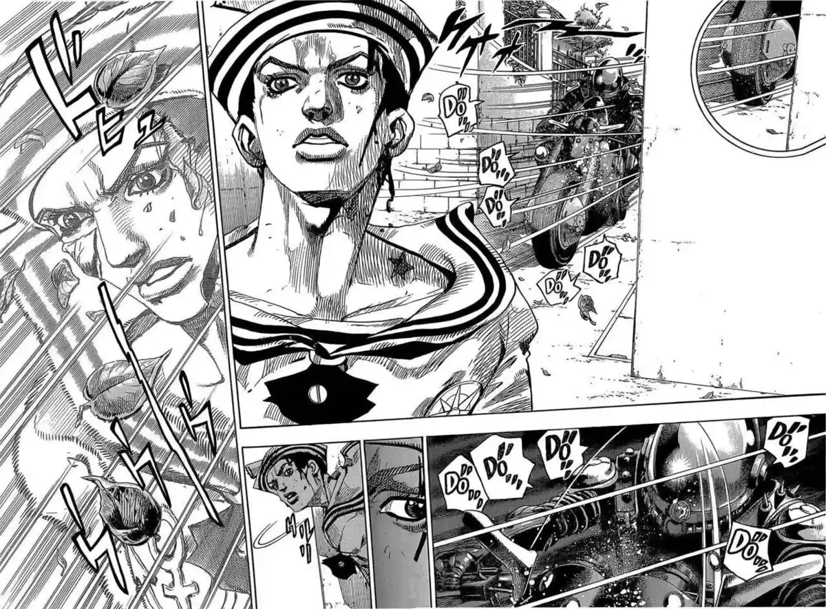 JoJo's Bizarre Adventure Parte 8: JoJolion Capitulo 13: "Paisley Park" y "Born This Way", Parte 2 página 18