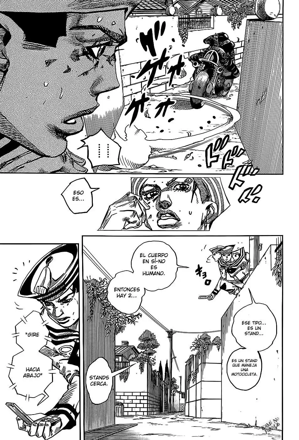 JoJo's Bizarre Adventure Parte 8: JoJolion Capitulo 13: "Paisley Park" y "Born This Way", Parte 2 página 30