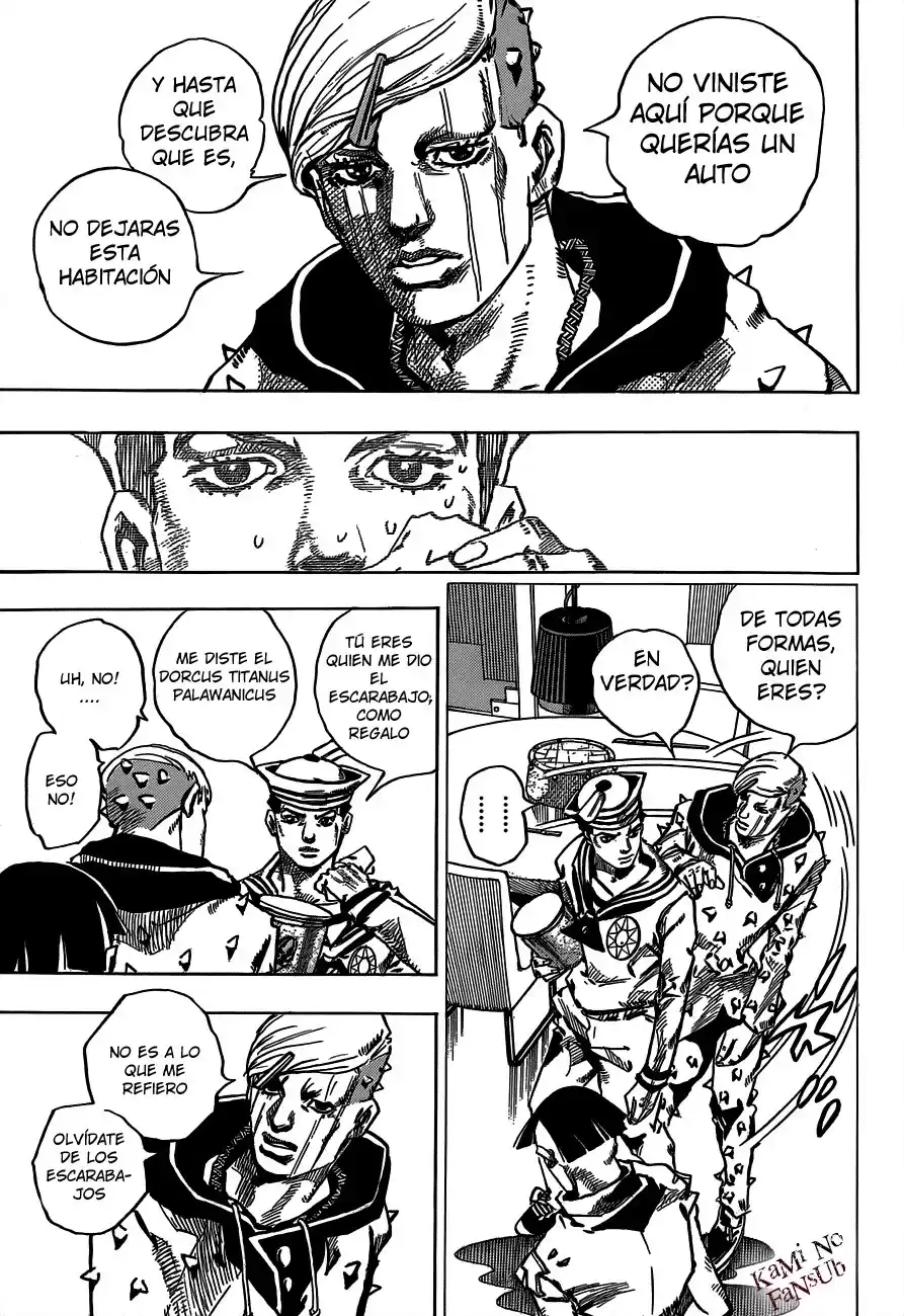 JoJo's Bizarre Adventure Parte 8: JoJolion Capitulo 38: Jobin Higashikata es un Usuario de Stand página 14