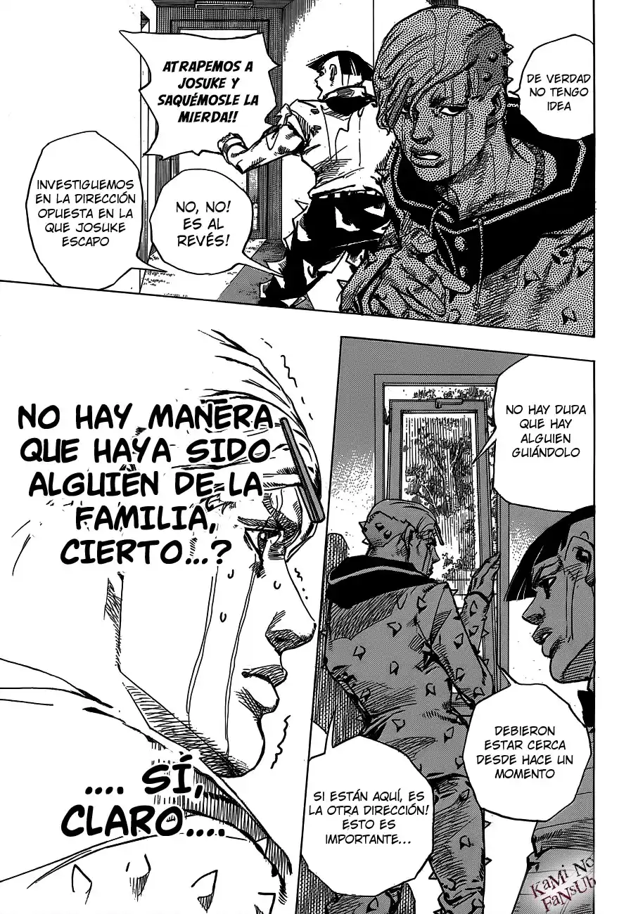 JoJo's Bizarre Adventure Parte 8: JoJolion Capitulo 38: Jobin Higashikata es un Usuario de Stand página 27