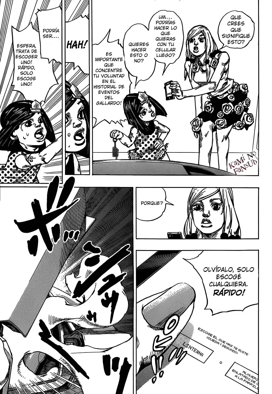 JoJo's Bizarre Adventure Parte 8: JoJolion Capitulo 38: Jobin Higashikata es un Usuario de Stand página 9