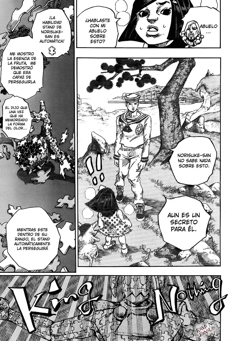 JoJo's Bizarre Adventure Parte 8: JoJolion Capitulo 34: Todos los Días son Vacaciones de Verano, Parte 1 página 16