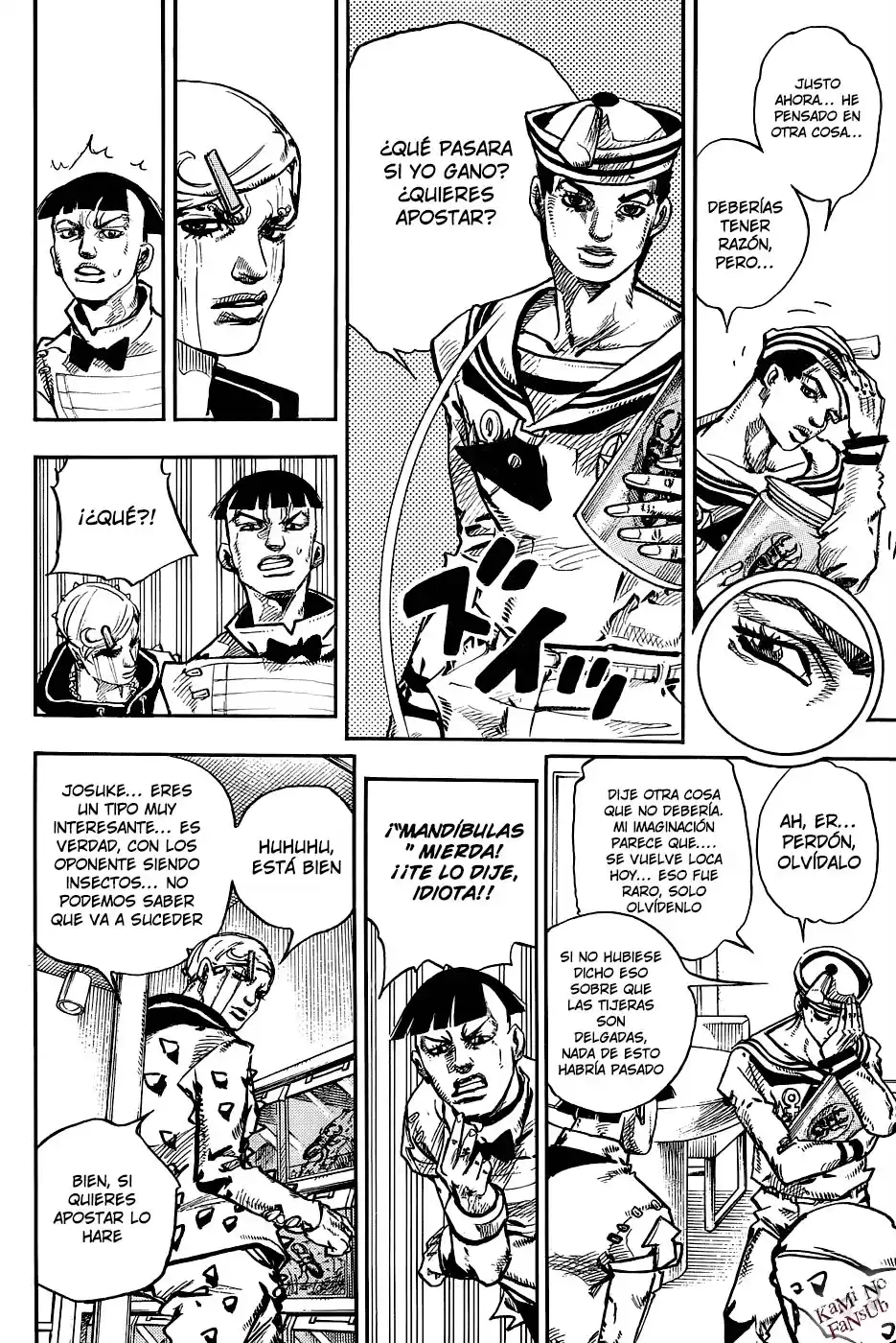 JoJo's Bizarre Adventure Parte 8: JoJolion Capitulo 34: Todos los Días son Vacaciones de Verano, Parte 1 página 36