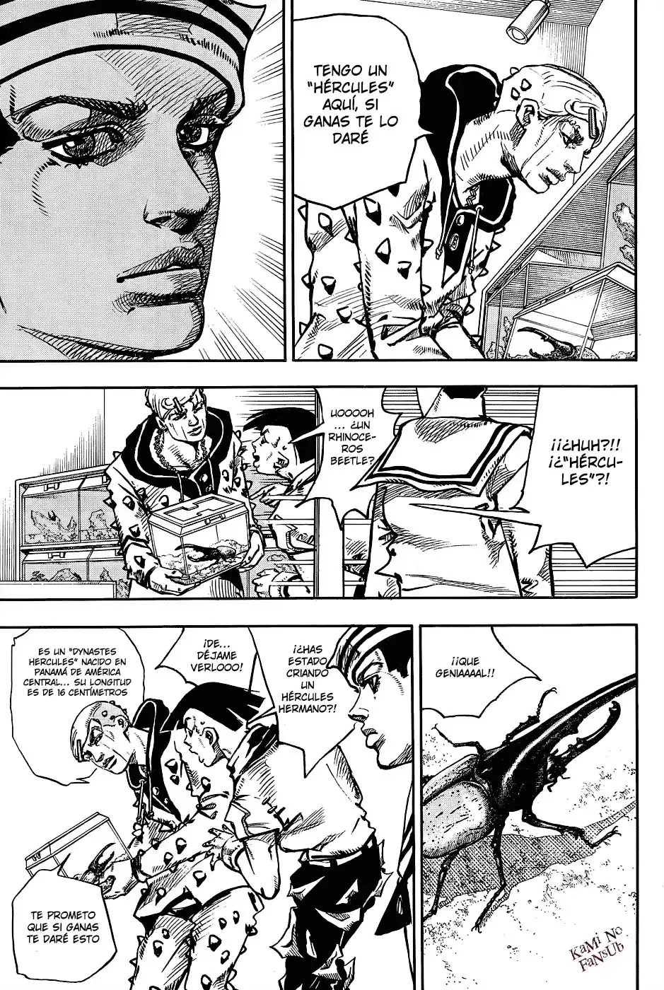 JoJo's Bizarre Adventure Parte 8: JoJolion Capitulo 34: Todos los Días son Vacaciones de Verano, Parte 1 página 37