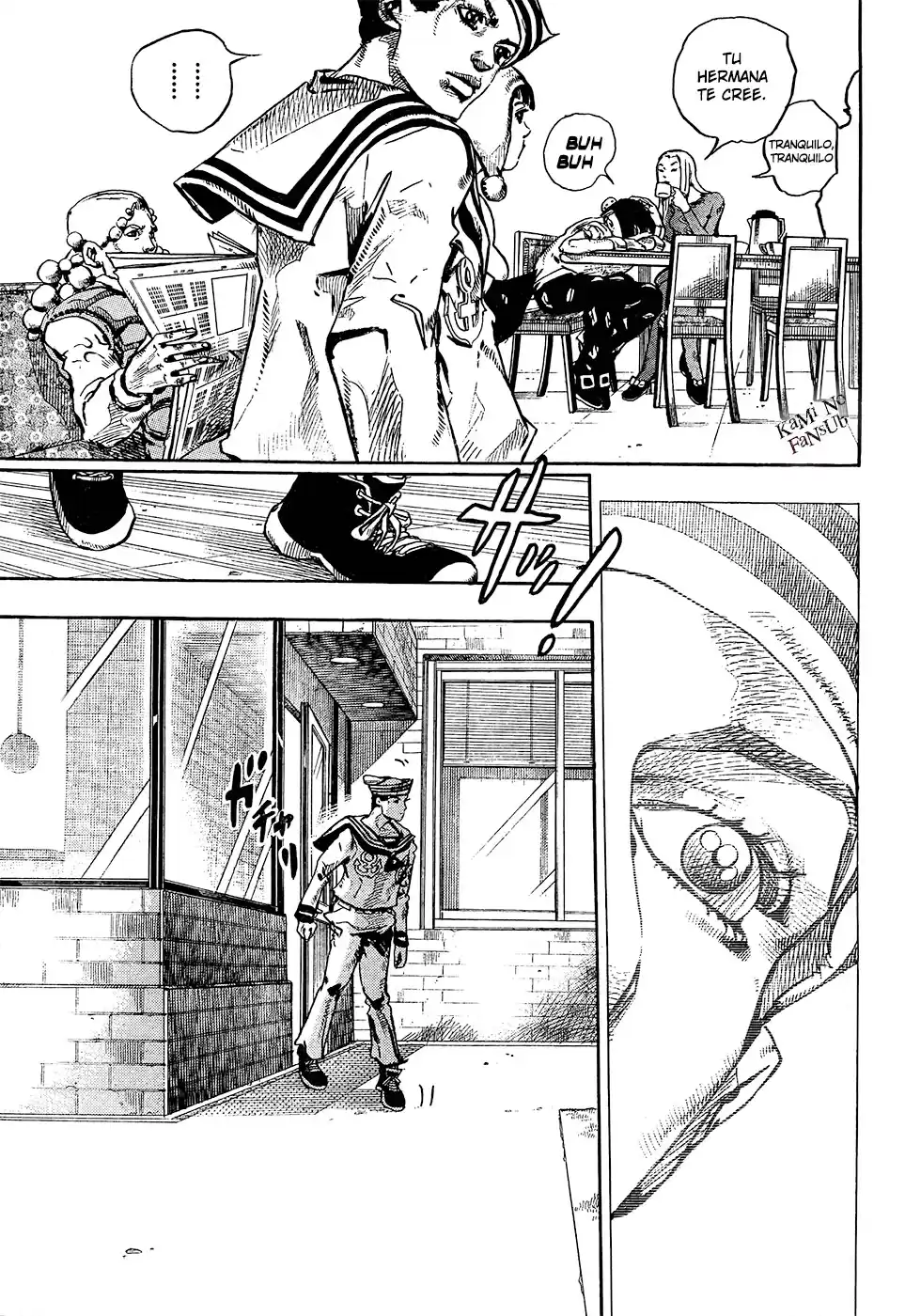 JoJo's Bizarre Adventure Parte 8: JoJolion Capitulo 27: Norisuke Higashikata, Tsurugi Higashikata y Yotsuyu Yagiyama, Parte 1 página 11