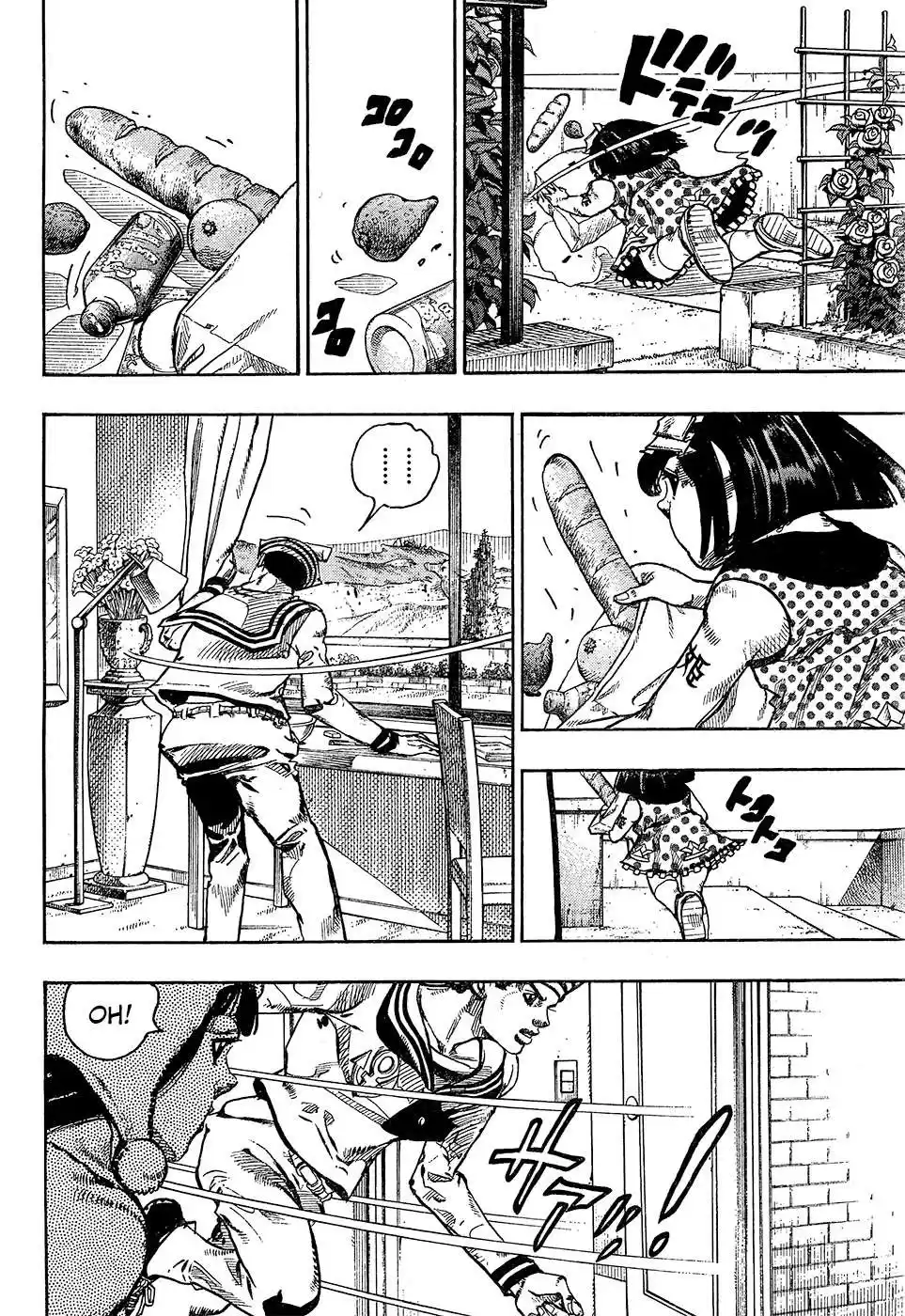 JoJo's Bizarre Adventure Parte 8: JoJolion Capitulo 27: Norisuke Higashikata, Tsurugi Higashikata y Yotsuyu Yagiyama, Parte 1 página 4