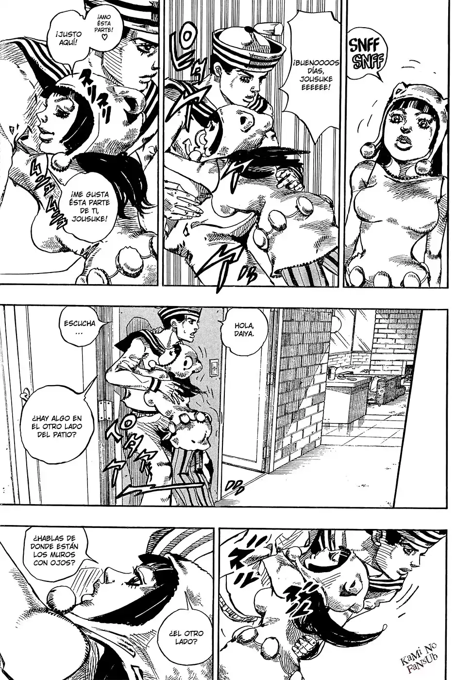 JoJo's Bizarre Adventure Parte 8: JoJolion Capitulo 27: Norisuke Higashikata, Tsurugi Higashikata y Yotsuyu Yagiyama, Parte 1 página 5