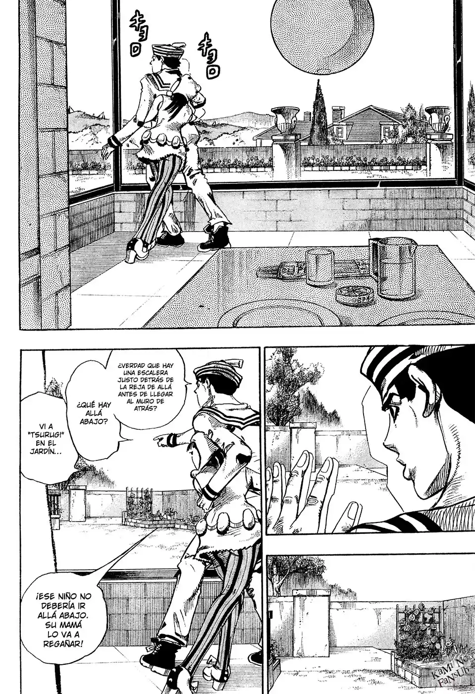 JoJo's Bizarre Adventure Parte 8: JoJolion Capitulo 27: Norisuke Higashikata, Tsurugi Higashikata y Yotsuyu Yagiyama, Parte 1 página 6