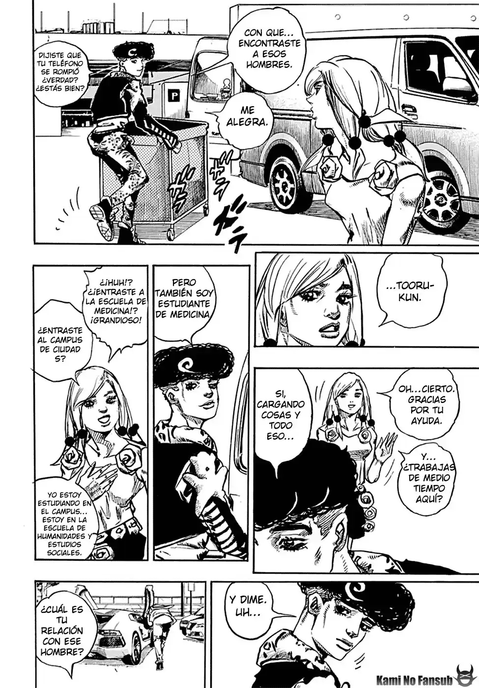 JoJo's Bizarre Adventure Parte 8: JoJolion Capitulo 83: La Nueva Locacaca página 13