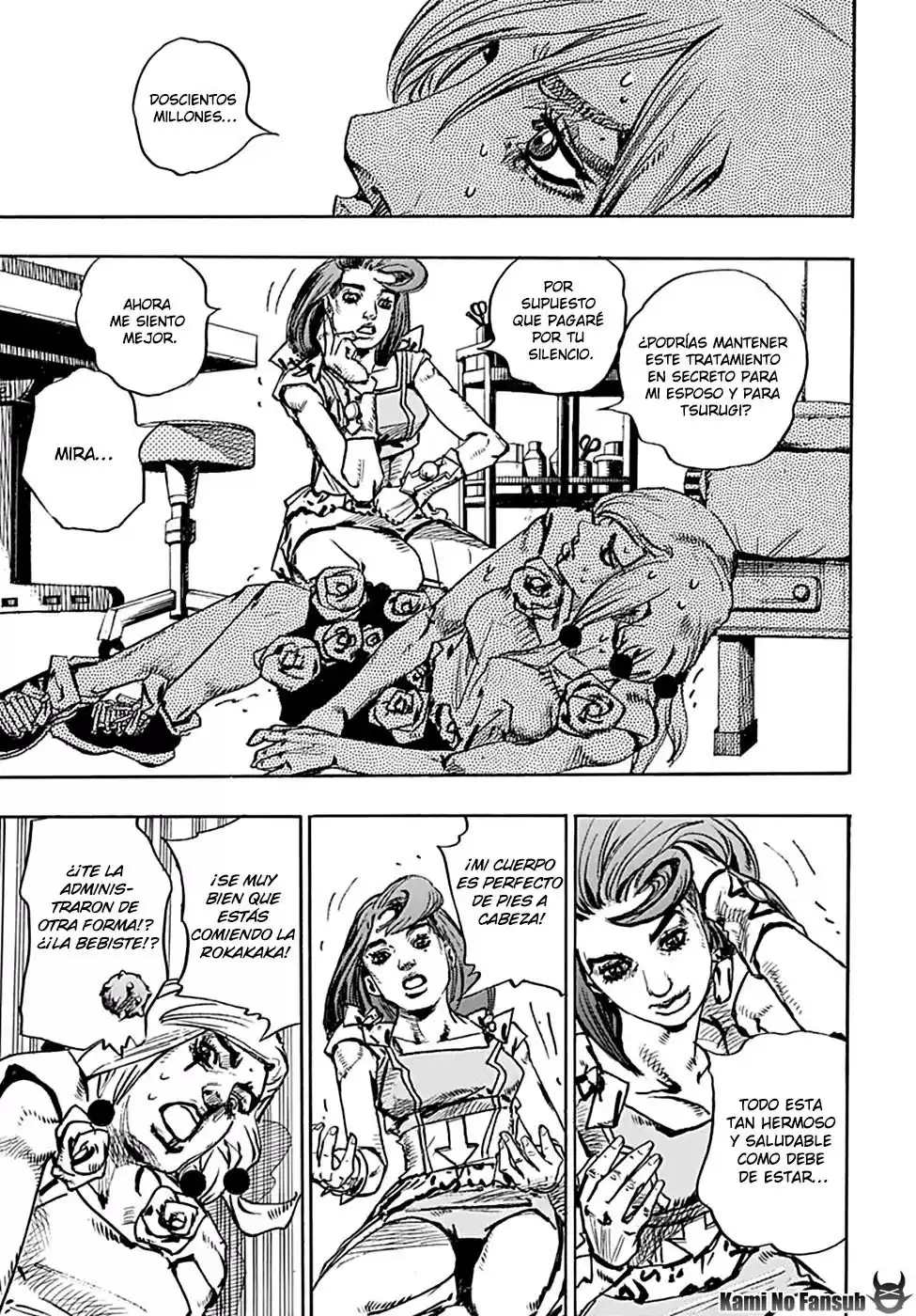 JoJo's Bizarre Adventure Parte 8: JoJolion Capitulo 79: Doctor Wu y Awaking 3 Leaves, Parte 1 página 12