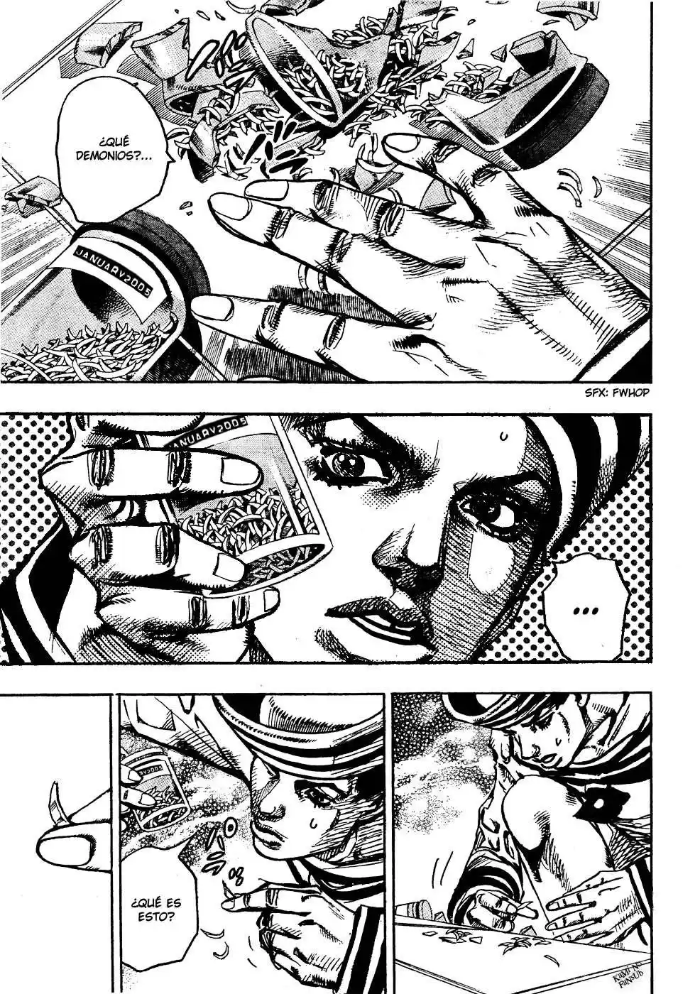 JoJo's Bizarre Adventure Parte 8: JoJolion Capitulo 3: Soft & Wet, Parte 2 página 19