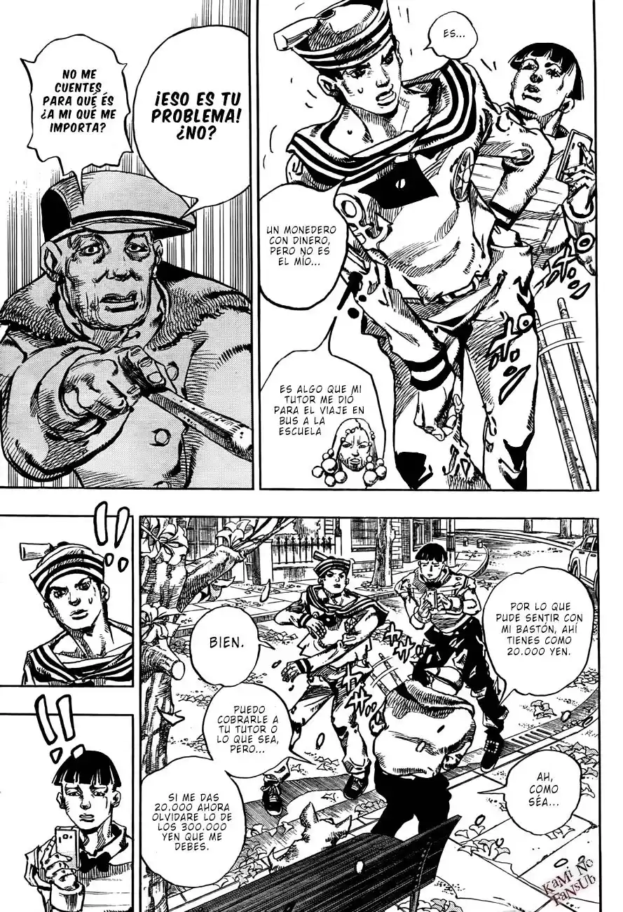 JoJo's Bizarre Adventure Parte 8: JoJolion Capitulo 19: "Shakedown Road", Parte 2 página 11