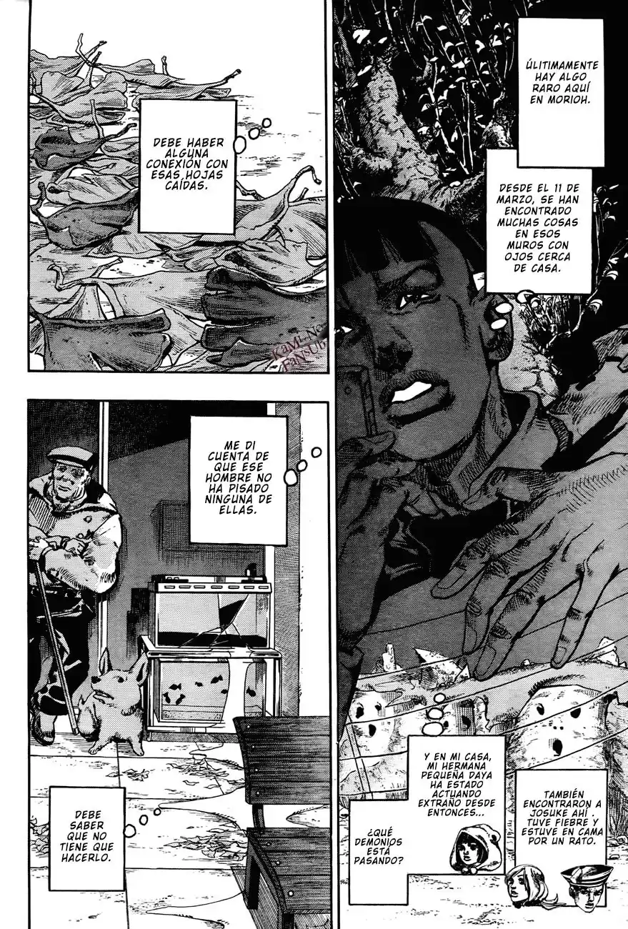 JoJo's Bizarre Adventure Parte 8: JoJolion Capitulo 19: "Shakedown Road", Parte 2 página 16