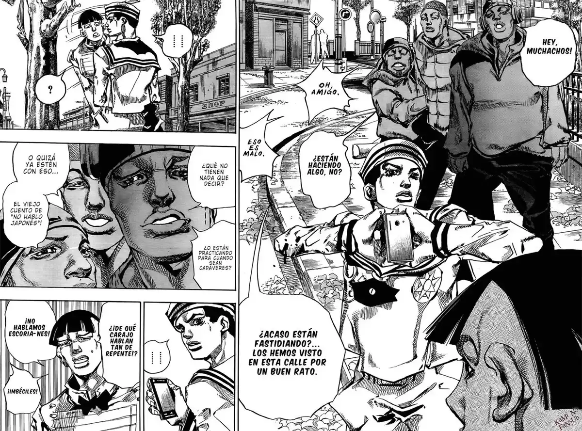 JoJo's Bizarre Adventure Parte 8: JoJolion Capitulo 19: "Shakedown Road", Parte 2 página 18