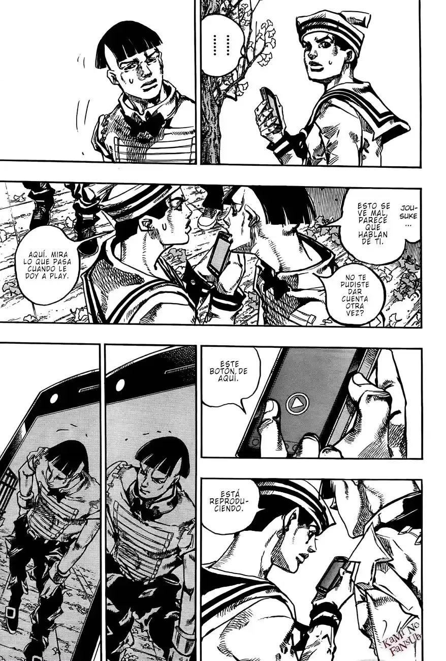 JoJo's Bizarre Adventure Parte 8: JoJolion Capitulo 19: "Shakedown Road", Parte 2 página 22