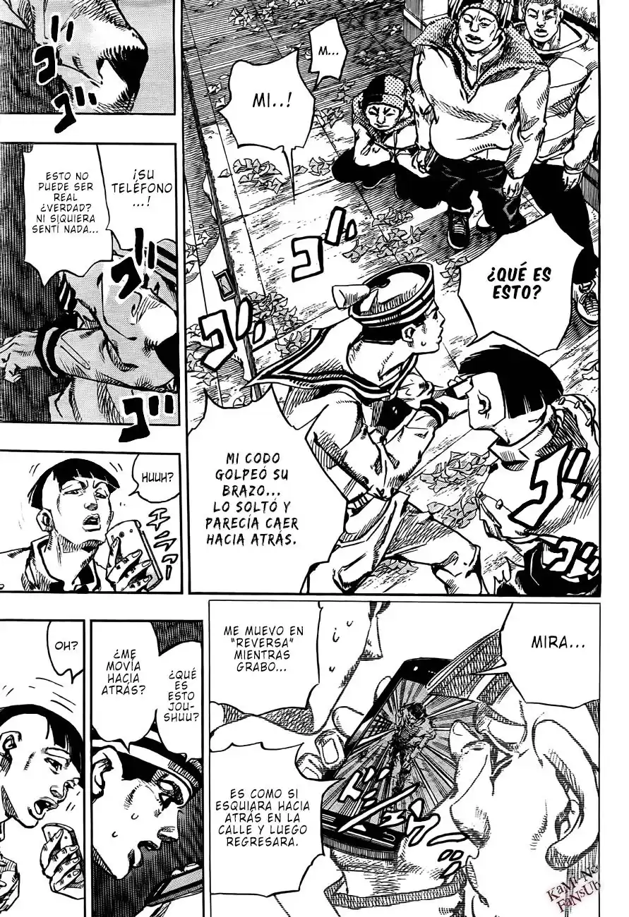 JoJo's Bizarre Adventure Parte 8: JoJolion Capitulo 19: "Shakedown Road", Parte 2 página 26