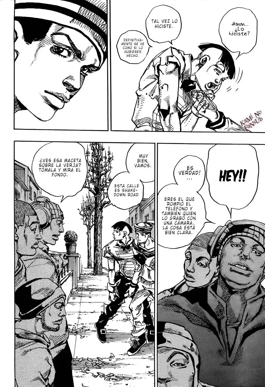 JoJo's Bizarre Adventure Parte 8: JoJolion Capitulo 19: "Shakedown Road", Parte 2 página 27