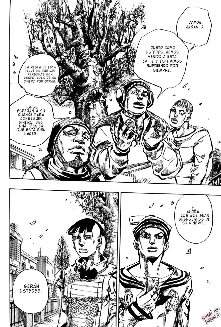 JoJo's Bizarre Adventure Parte 8: JoJolion Capitulo 19: "Shakedown Road", Parte 2 página 29