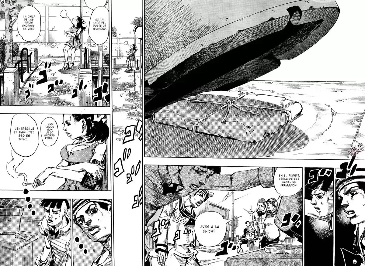 JoJo's Bizarre Adventure Parte 8: JoJolion Capitulo 19: "Shakedown Road", Parte 2 página 31