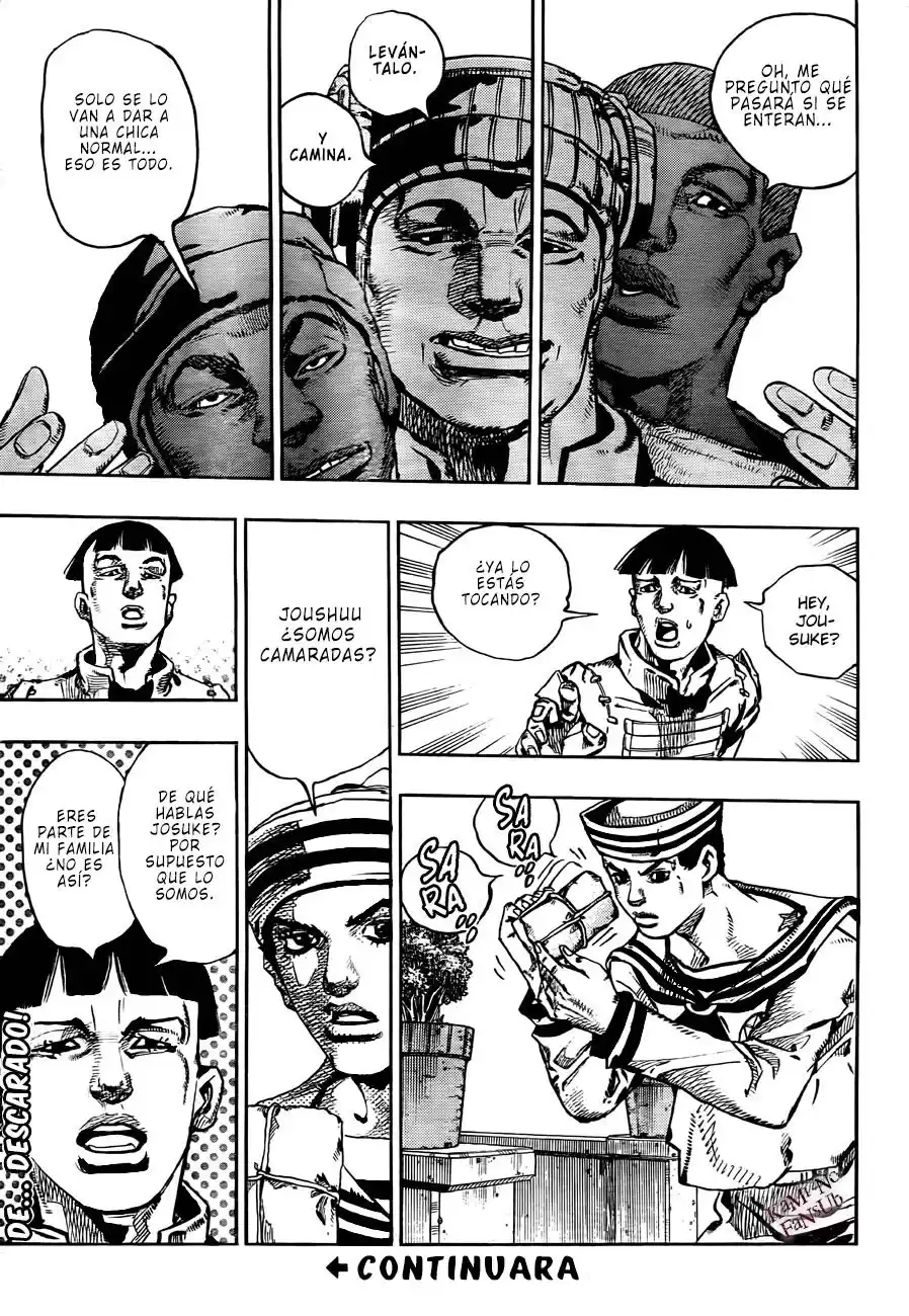 JoJo's Bizarre Adventure Parte 8: JoJolion Capitulo 19: "Shakedown Road", Parte 2 página 33