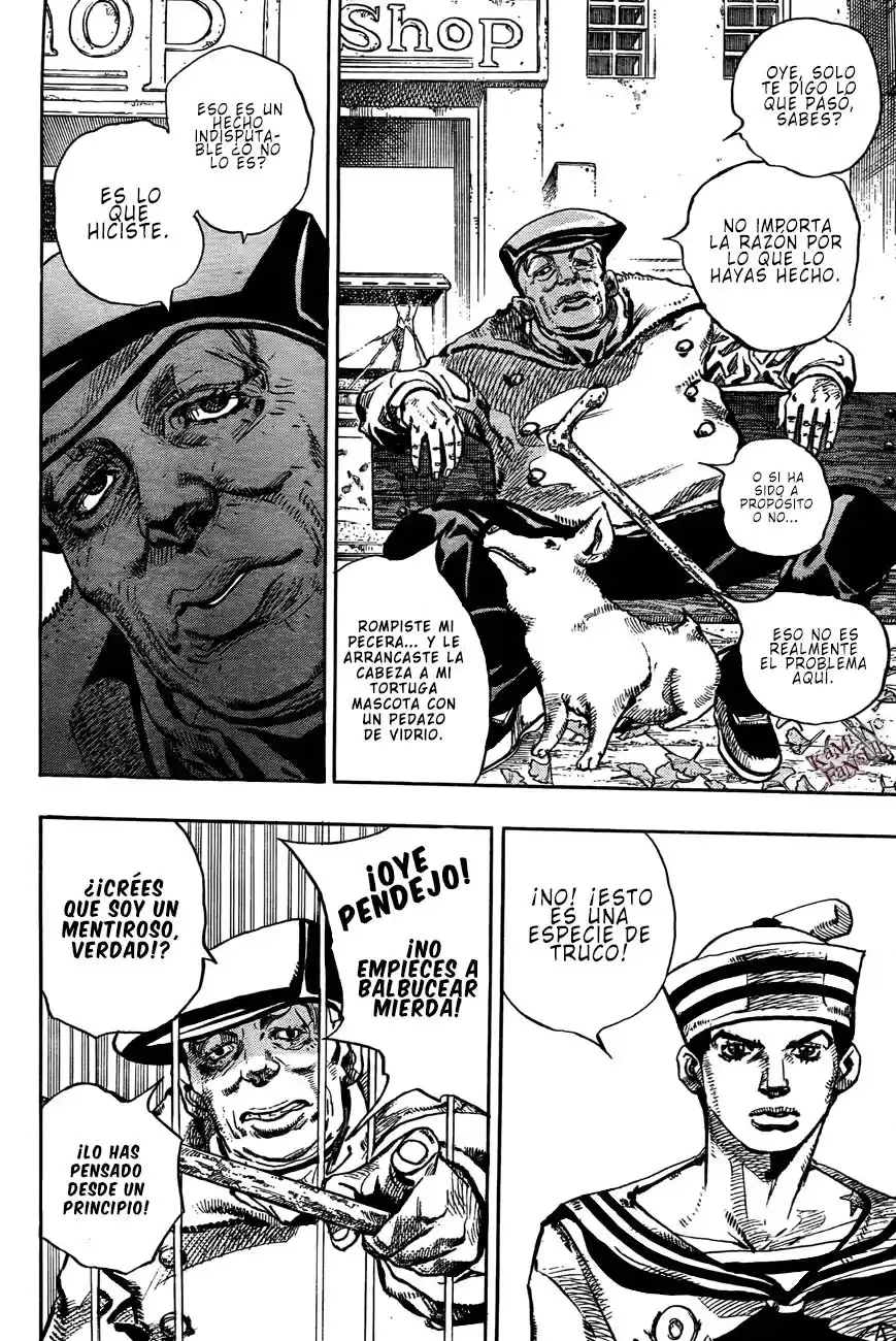 JoJo's Bizarre Adventure Parte 8: JoJolion Capitulo 19: "Shakedown Road", Parte 2 página 6