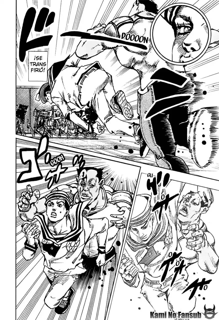 JoJo's Bizarre Adventure Parte 8: JoJolion Capitulo 62: La Laguna Azul de Dolomite, Parte 4 página 15